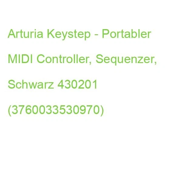 Arturia Keystep - Portabler MIDI Controller, Sequenzer, Schwarz 430201 (37600335 - Bild 2 von 2
