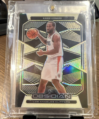 Panini 2019-20 Obsidian Kawhi Leonard Serial #5 Clippers /10 NBA