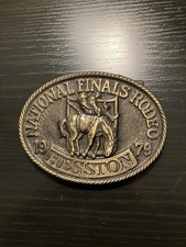 Gürtel-Koppel RODEO 1979 HESSTON (Massiv Messing) Made in U.S.A.NEU!