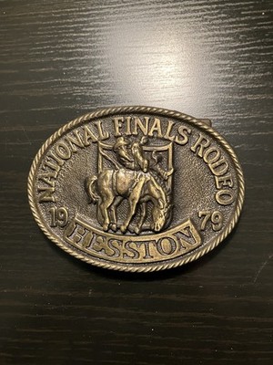 Gürtel-Koppel RODEO 1979 HESSTON (Massiv Messing) Made in U.S.A.NEU!