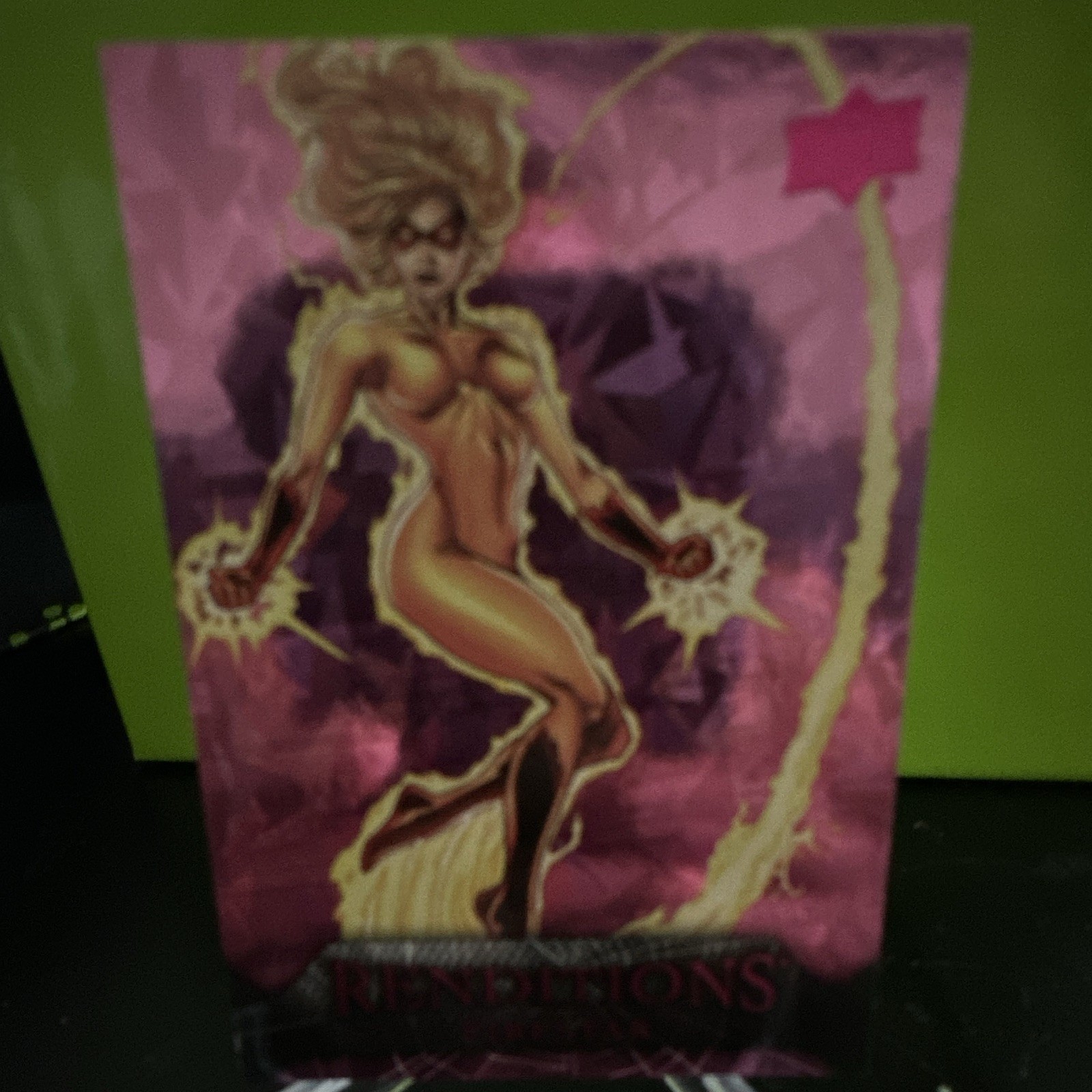 2024 Upper Deck Marvel Renditions Spider-Man Firestar Ghost-Spider Pink 10/199