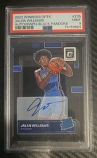 2022-23 Panini Optic - Rated Rookie Jalen Williams #235 Signatures Black Pandora