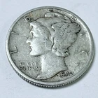 1942 S MERCURY DIME *90% SILVER, Circulated Coin, Free Shipping #6687