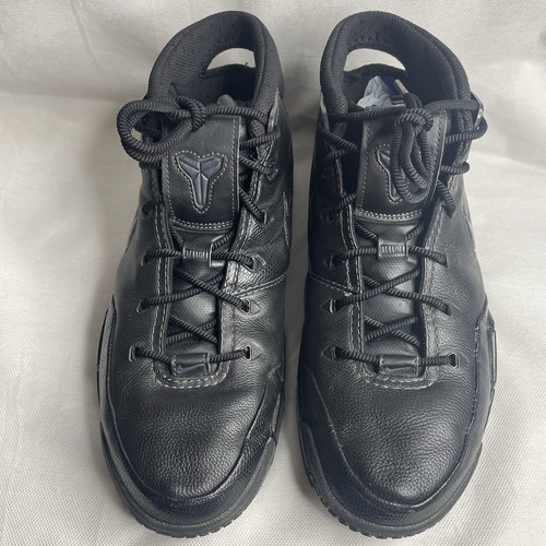 Nike Zoom Air Uptempo Mid Kobe 1 Black Mamba Uomo 11 Carbon Blackout 313143-001 - Foto 2 di 14