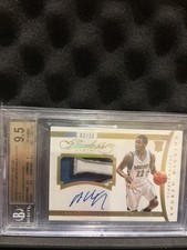2014 Flawless Andrew Wiggins Rookie Patch Auto /10 BGS 9.5 GEM MINT 10 Auto