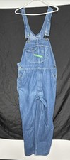 Key Imperial Workwear Denim Overalls Mens Blue Bib Overalls 40x32"
