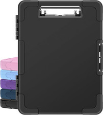 Heavy Duty Clipboard with Storage 8 5x11 Letter A4 Shockproof Pen Pouch