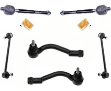 Front Inner & Outer Tie Rod & Link For Hyundai Tucson 16-2021 Front Wheel Drive