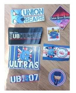 8 Union Bears ULTRA Stickers.