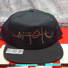 Travis Scott Men s Black Solid Snapback Hat C...