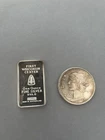 Two 1oz Silver Bar/round Mercury Dime Design