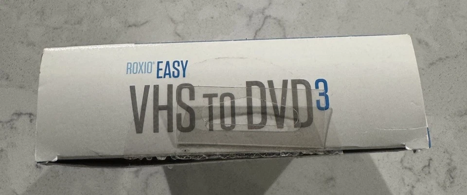 Roxio Easy VHS a DVD 3 Convertir Películas Caseras Antiguas Cintas VHS a DVD Nueva Caja Abierta Foto 4 de 4