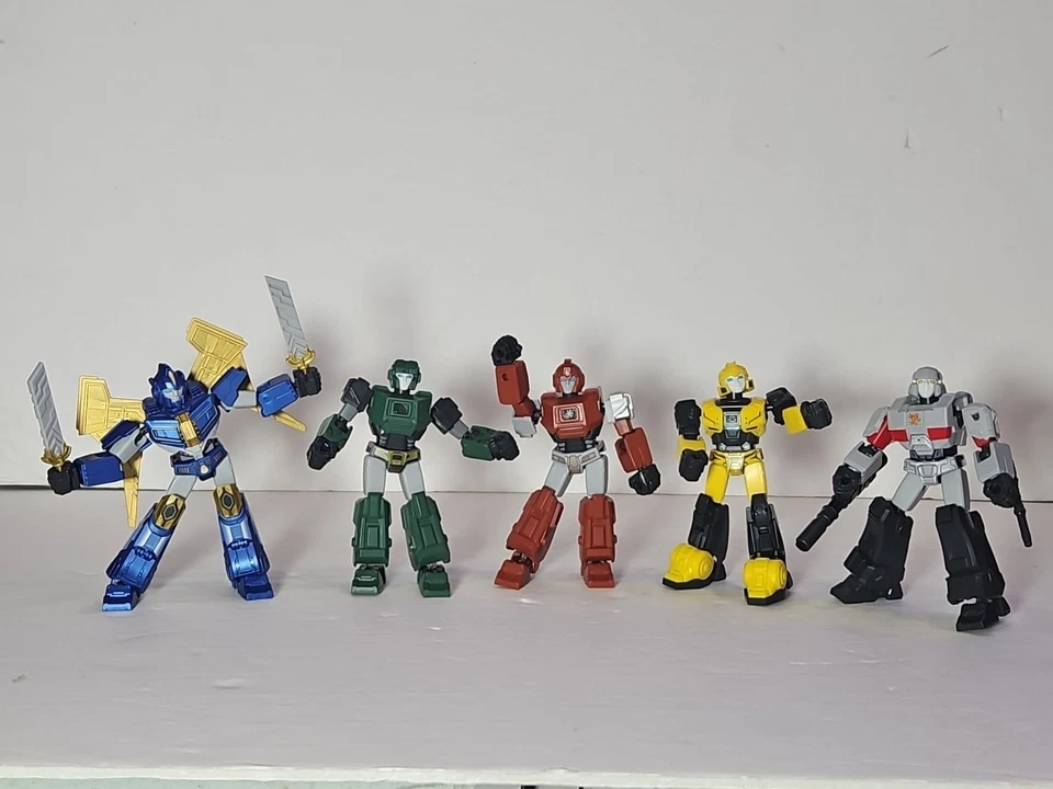 Transformers One Blokees Lot Of 9 Characters Gundam Style Figures - Image 2 of 4