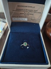 Anello Con Smeraldo E Diamanti