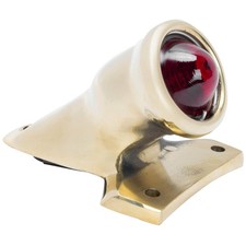Cycle Standard Crocker Style Led Tail Light - Brass