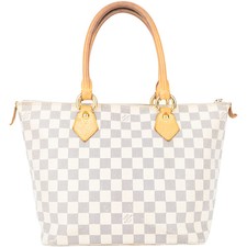 Louis Vuitton Damier Azur Monogram Saleya PM Shoulder Bag