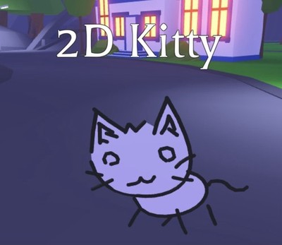 2D Kitty Adopt me / Fast Delivery