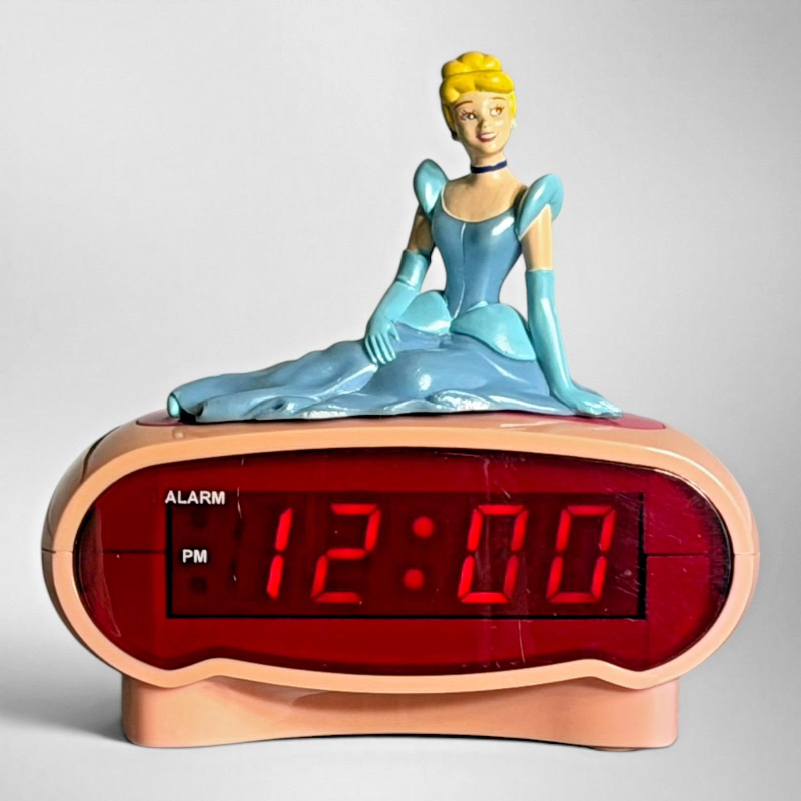 1999 Walt Disney Electronics LCD Nightlight Alarm Clock Y2K Princess Room