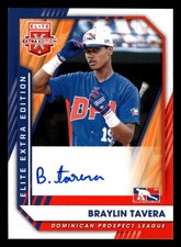 #214 Braylin Tavera 2021 Panini Elite Extra Edition Signatures