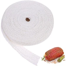 50m Meat Netting Roll,Size 18,Elastic Smoked Meat Poultry Ham Netting Meat Bu...