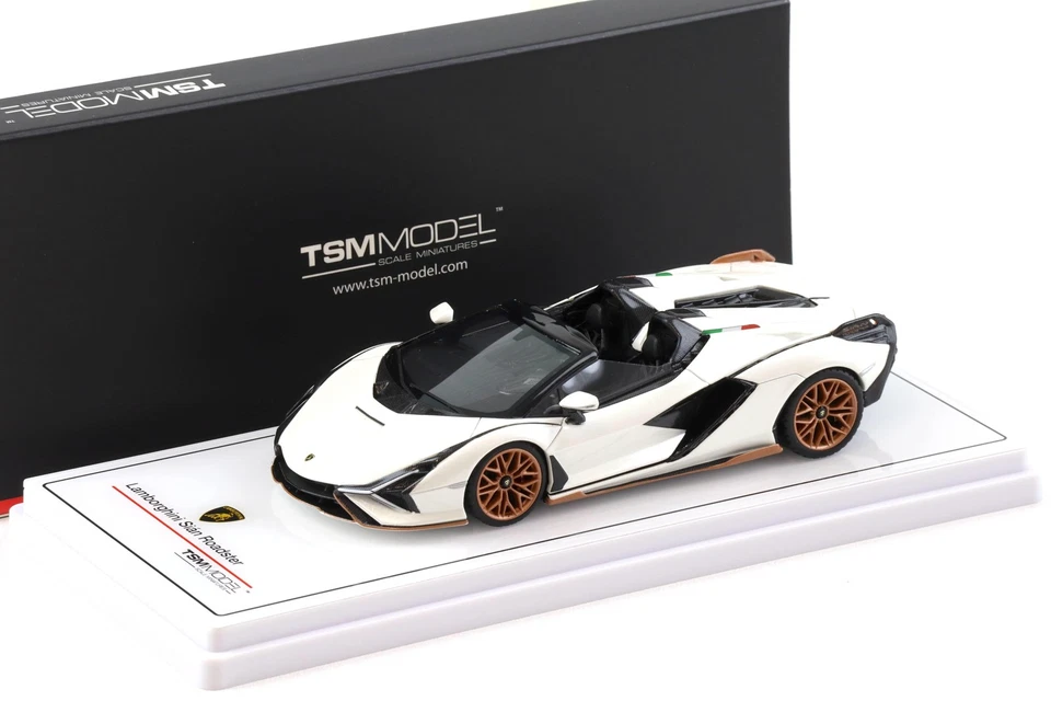 Lamborghini Sian Roadster Bianco Asopo Échelle 1 43 TSM430832