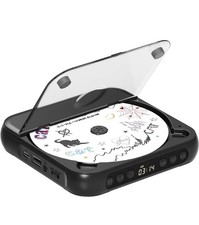 ENVYCLOUD CD Player Portable with Dual Stereo Speakers, Rechargeable Black