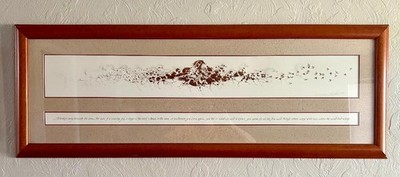 Bev Doolittle When the Wind Had Wings, signed, custom framed, COA, #30,405