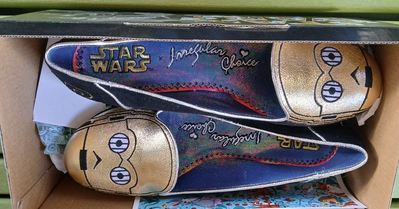 Star Wars C3PO Flat Dress Shoes Size 8.5