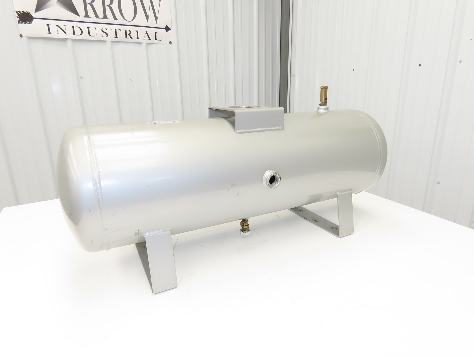 SMC VBAT38A1-RV Pneumatic Air Tank 1 Bar 145PSI 10 Gallon Capacity Compressed