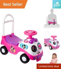 My First Minnie Mouse Push Car - Safe Ride-on With Lights Sounds For Toddlers
