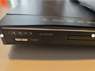 OPPO DV-981HD DVD Player Black HDMI DivX 1080p Composite S-Video Coaxial