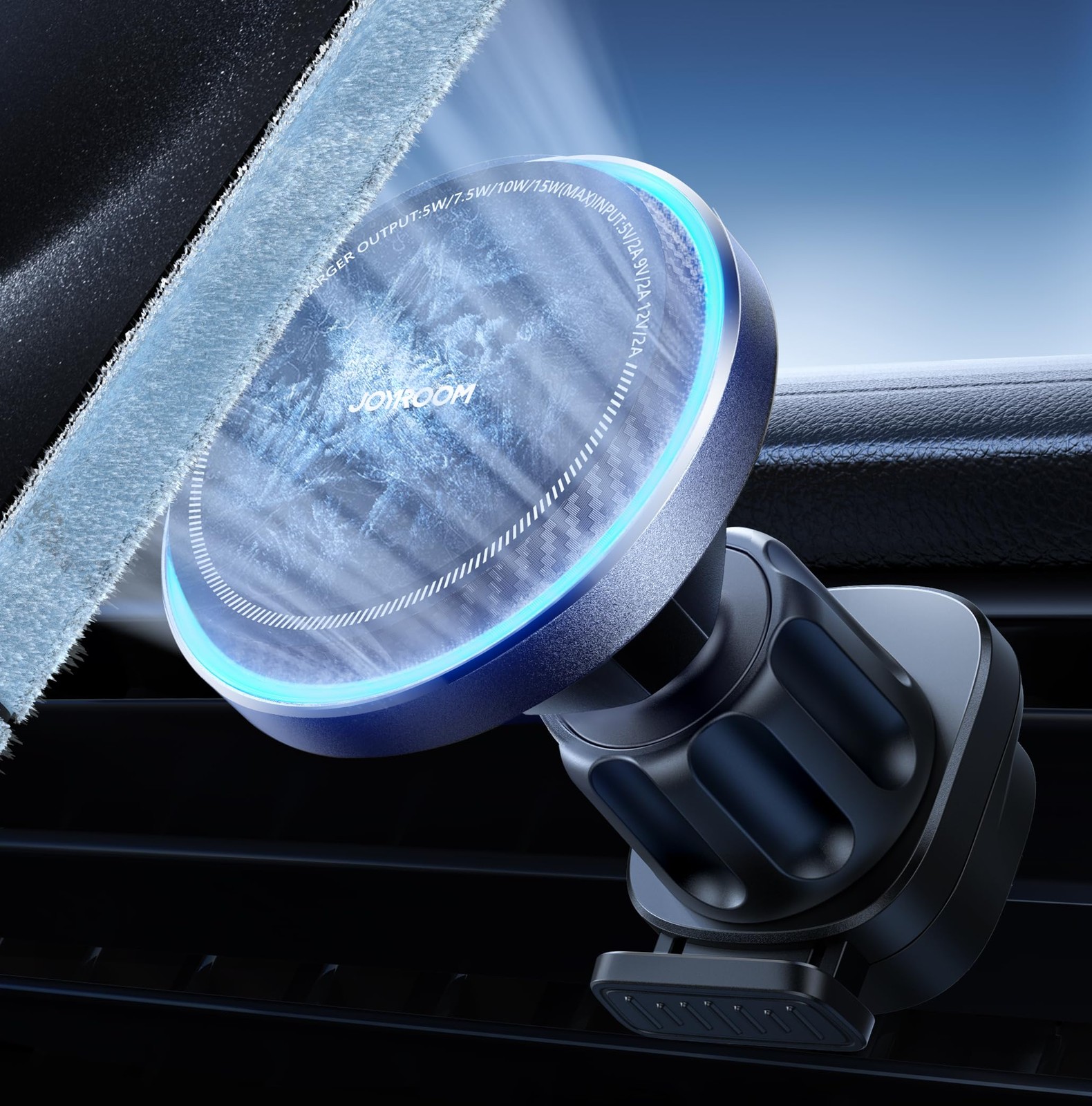 MagSafe Car Mount Charger Wireless Car Charger Mount Car Phone Holder Fit iPh...