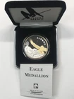 2002-A Alaska Mint Bald Eagle 1 oz Proof Silver Round/Medallion w case & COA