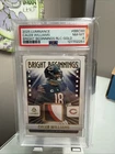 2025 Panini Luminance Bright Beginnings Relics Gold /50 Caleb Williams PSA 8
