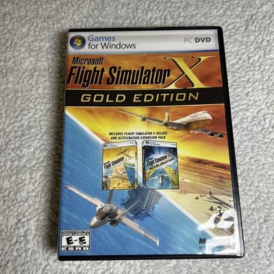 Microsoft Flight Simulator X: Gold Edition (PC: Windows, 2008) (New Condition)￼