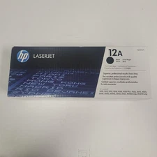 Genuine HP LaserJet 12A Q2612A Black Toner Print Cartridge Sealed OEM New