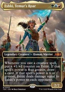 Magic/MTG Eshki, Temur's Roar TDC-3 Mythic Englisch Neu Foil