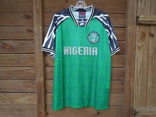 Nigerian National Team soccer jersey, Nike, large, 1996 retro edition