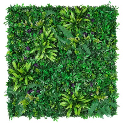 12pcs 20''x20'' Grass Wall Panels, Artificial Hedge Panels Greenery Wall, UV ...