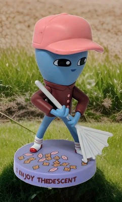 Strange Planet 3D Vinyl Figure ''I Enjoy the Descent'' Autumn Raking Loose Figure