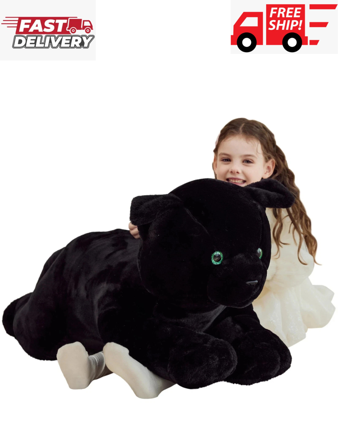 Giant Cat Stuffed Animal Plush Toy,Big Large Jumbo Soft Toys,30