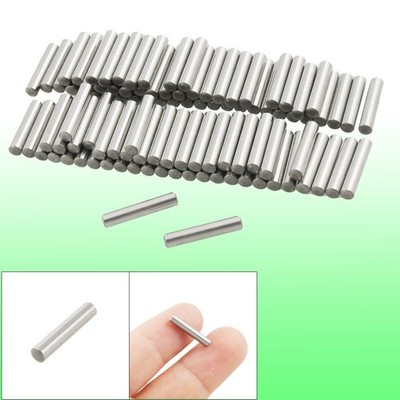 100 Pcs Stainless Steel 2.9mm x 15.8mm Dowel Pins Fasten Elements