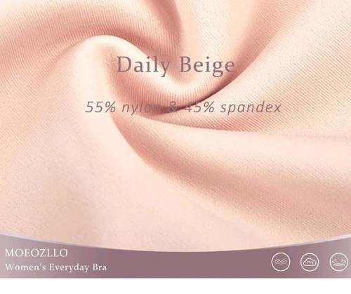 Deep V Wireless Bras for Women No Underwire Seamless Bralettes for Women with Su - Picture 3 of 4