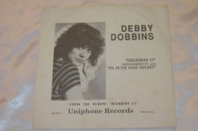 Rare Soul PS & 45 Debby Dobbins Uniphone Just 1 Night
