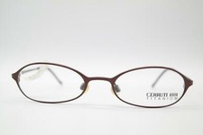Vintage Cerruti 1881 C 1244 Titanium Bronze Oval Glasses Frame NOS