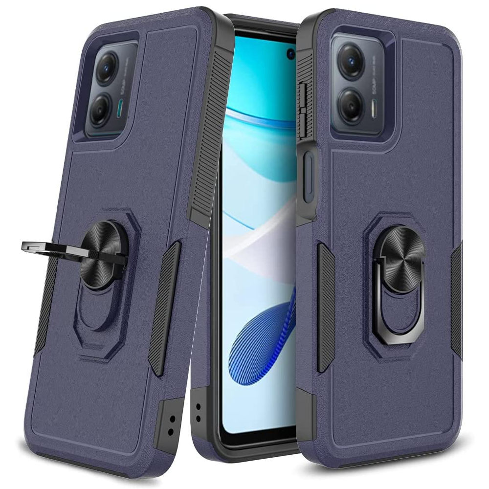 Custodia Antiurto Militare Con Anello Per Motorola Moto G Power 5G 2023 | HD Accessory - Foto 2