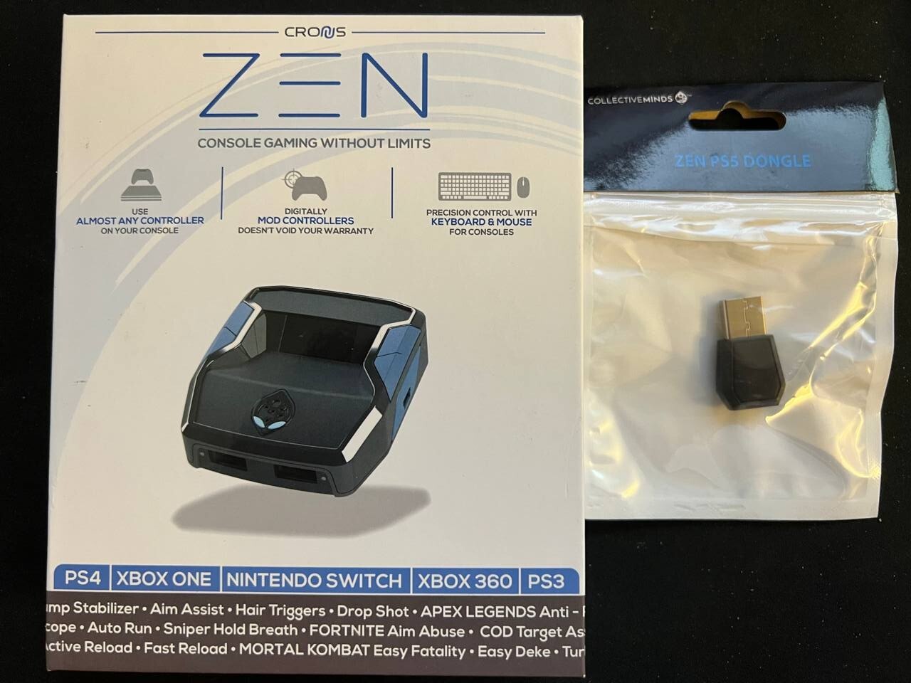 Cronus Zen and PS5 Dongle Bundle for Nintendo, Playstation 5