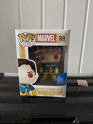 Funko POP! Marvel X-Men Unmasked Cyclops #89 Geek Box Exclusive 