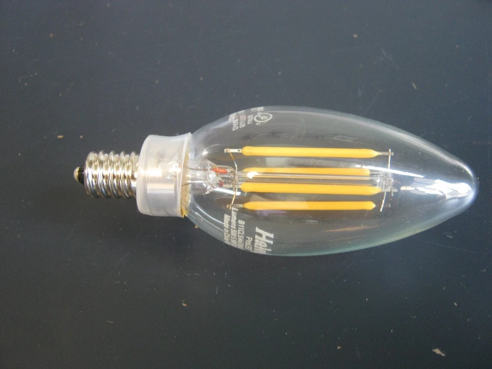 QTY 1 Halco 85060 ProLED Solid State Lighting Lamp bulb E12 B11 5.5W 3000K - Image 3 of 3