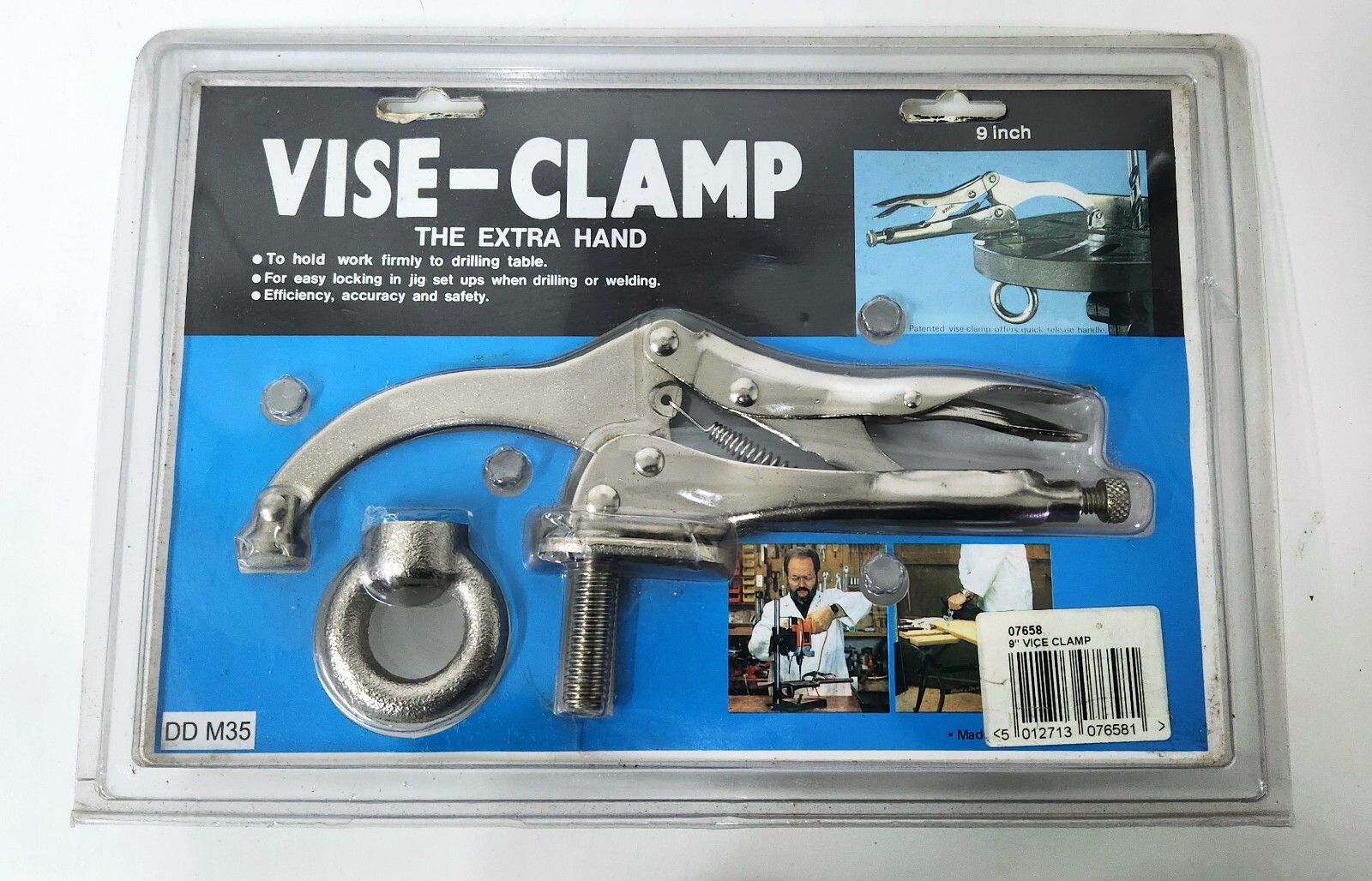 9"" Drill Press Locking Clamp Quick Release Vise Vice Grip Tool DIY